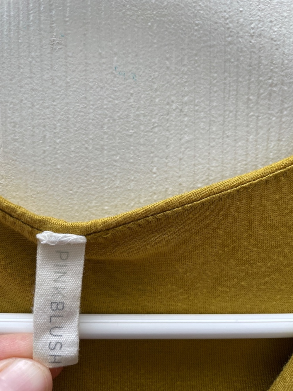 Mustard maternity nursing dress - Picture 3 of 5